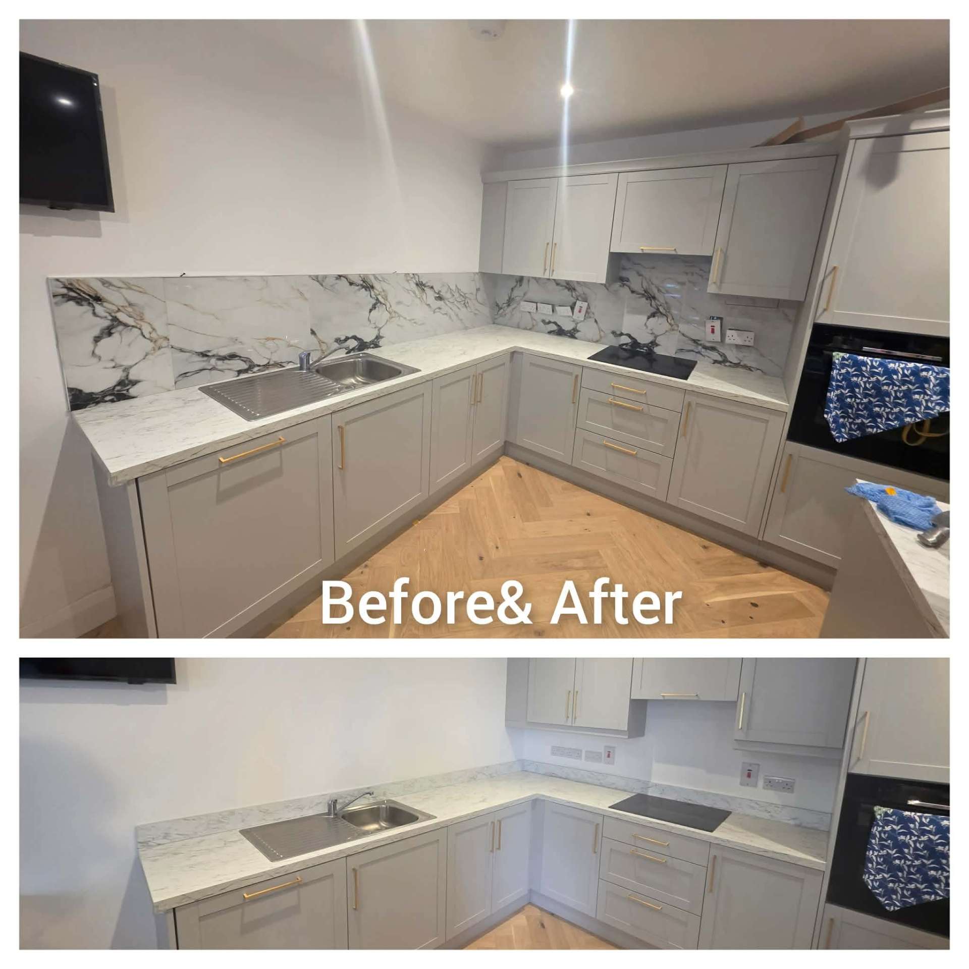 Shaker kitchen finish — Handyman Dublin
