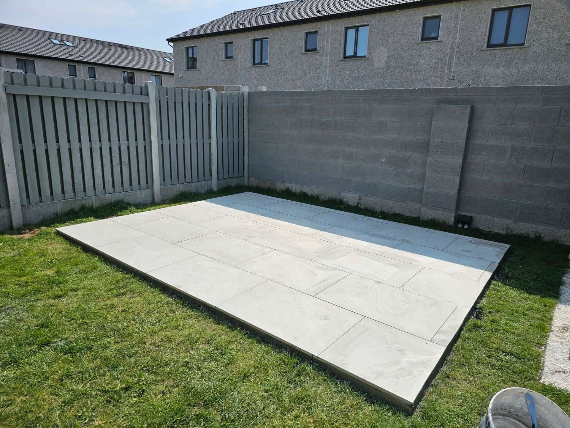 Garden patio slab — Handyman Dublin